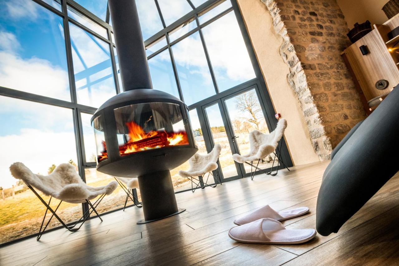 Hotel Restaurant De La Poste Et La Grange Detente, Espace Bien-Etre Châteauneuf-de-Randon Buitenkant foto
